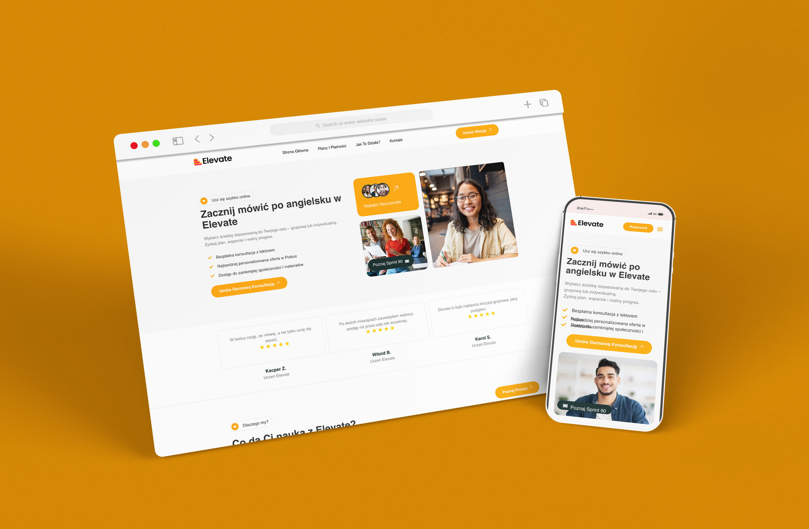ElevateLanguage &mdash; realizacja UniSite