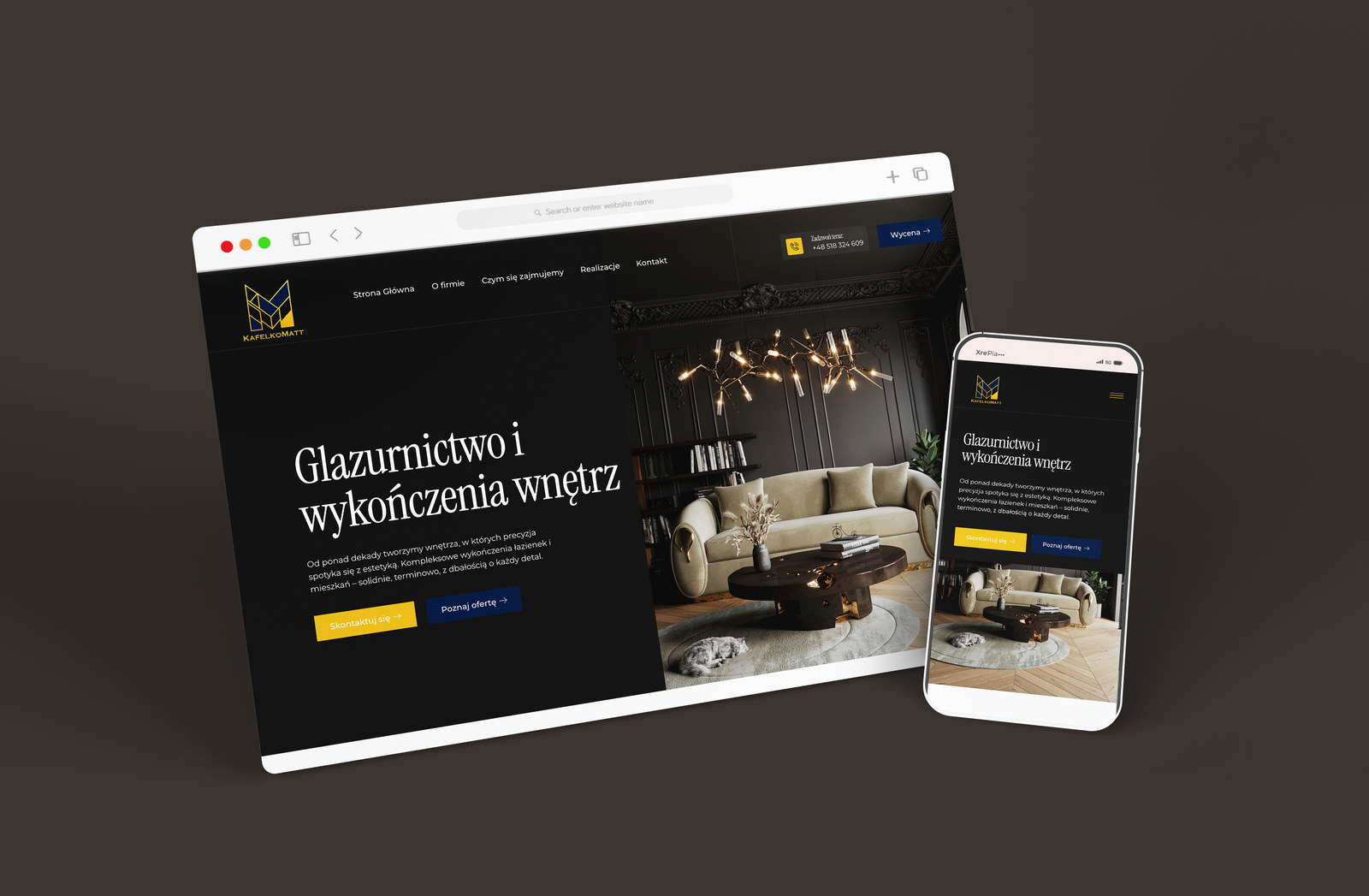 Kafelkomat &mdash; realizacja UniSite