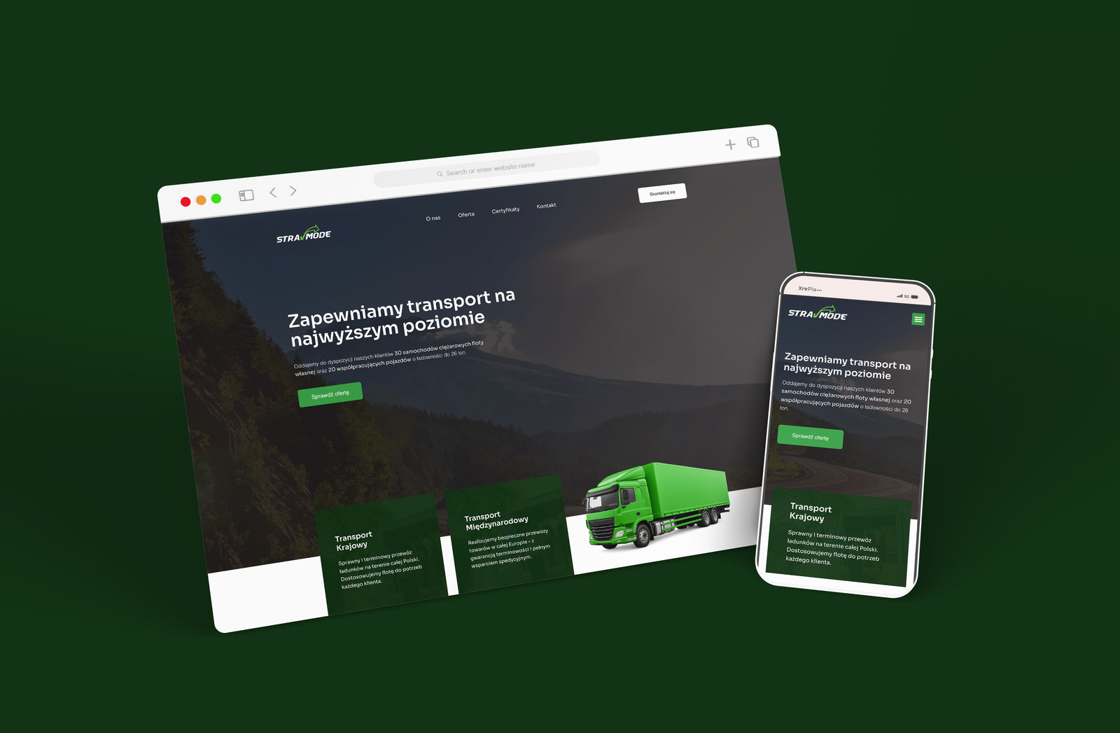 StravMode &mdash; realizacja UniSite