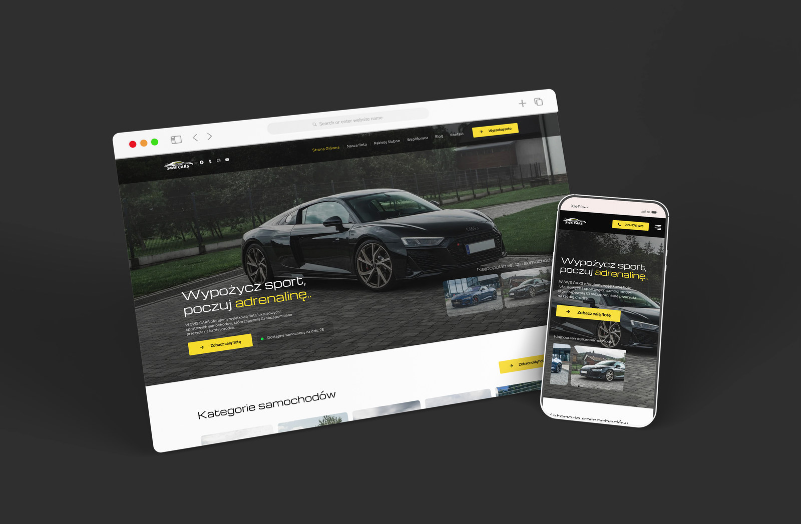 SWS Cars &mdash; realizacja UniSite
